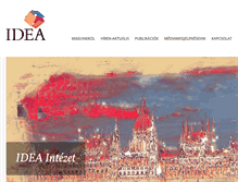 Tablet Screenshot of ideaintezet.hu